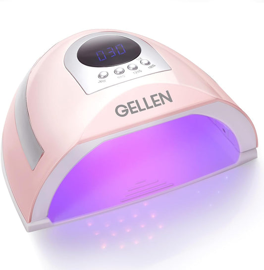 UV Light for Nails, 268W UV Nail Lamp Professional Fast Curing Nail Dryer, LED Nail Lamp with 4 Timers, 66 LED Beads, UV Nail Light for Gel Nails Acrylic Nails